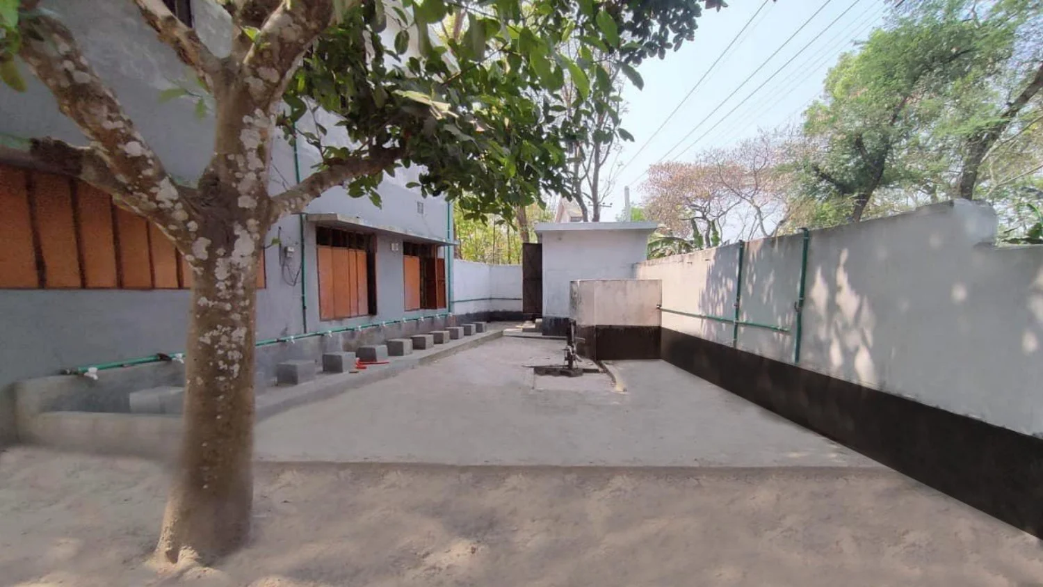 Madrasa Mosque Wudu Area and Courtyard